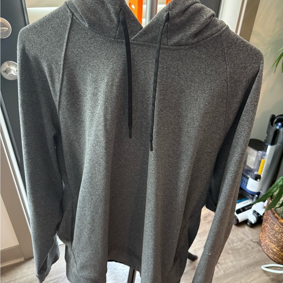 Lululemon Men's City Sweat Thermo Heathered Light Cast Gray Hoodie Shirt Large - Picture 6 of 11